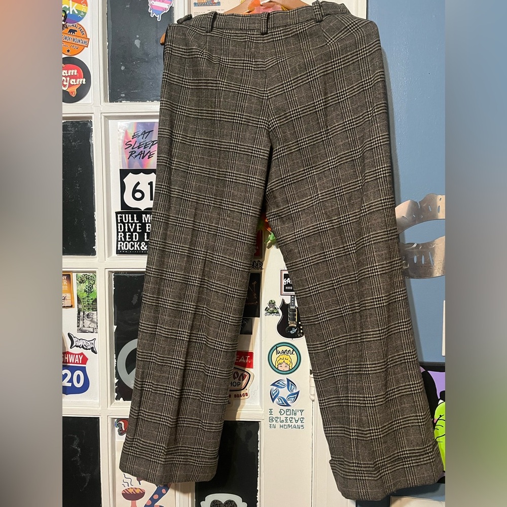 LK BENNET PLAID SUIT PANTS VINTAGE EARLY 2000s